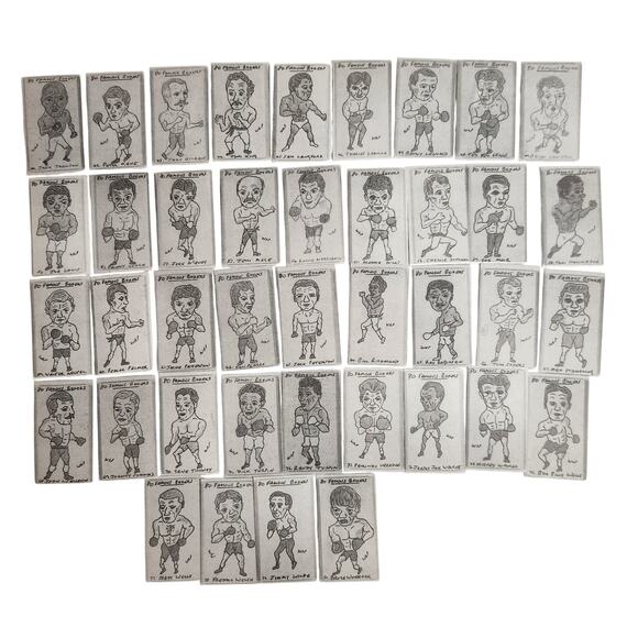 1992 Priddy Antiques 80 Famous Boxers Lot of 80(Read) Vintage Cards VG Pre-owned - Picture 2 of 7